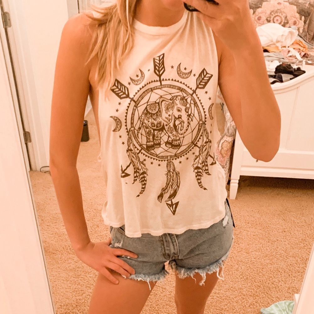 Boho Elephant tank